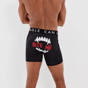 NEW! AMERICAN EAGLE BITE ME Boxer Briefs Costume Halloween Size XL Flex NWT